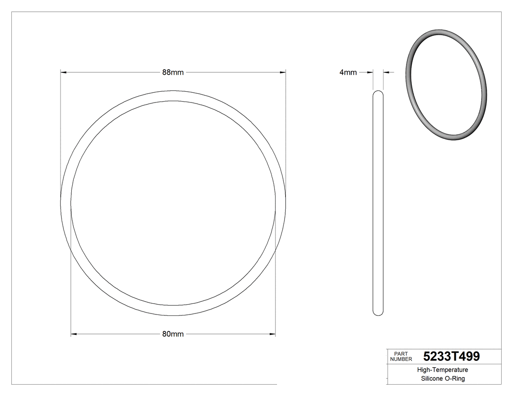 Technical drawing - 5233T499